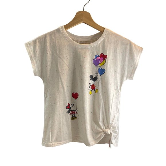 Disney Girls Mickey and Minnie Balloon Shirt - Picture 1 of 4